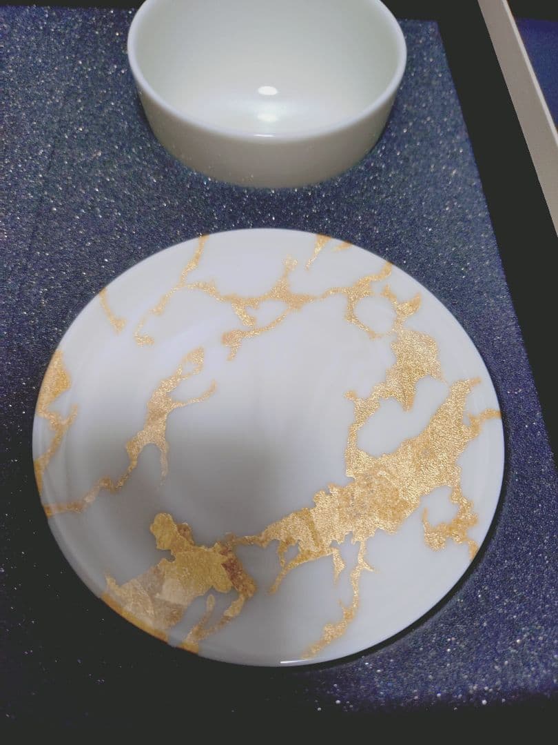 値下げ【新品】箔一 RS marble カップ&ソーサー<2個>