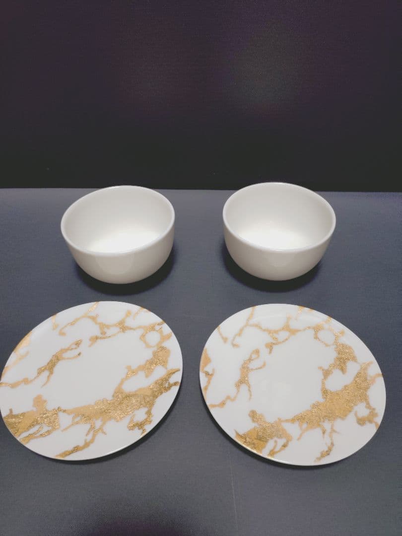 値下げ【新品】箔一 RS marble カップ&ソーサー<2個>