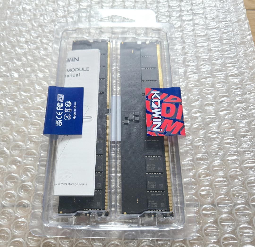 新品 KOWIN DDR5 EU5600 64GB 32GBx2 サムソンチップ