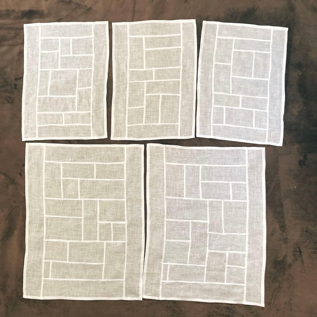 ポジャギ　35×25 45×35 5枚　No.246〜250 リクエスト分