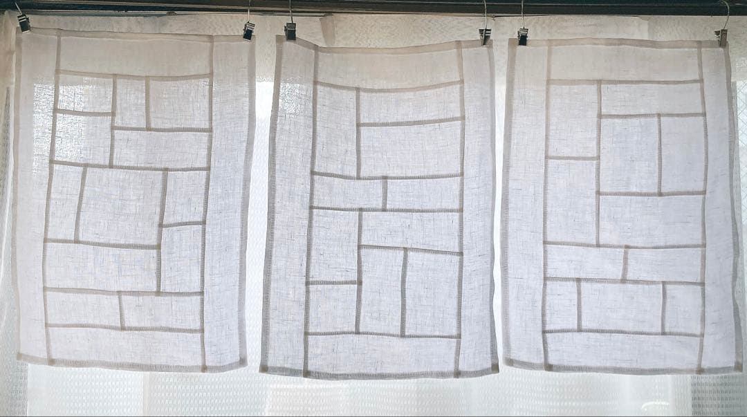 ポジャギ　35×25 45×35 5枚　No.246〜250 リクエスト分