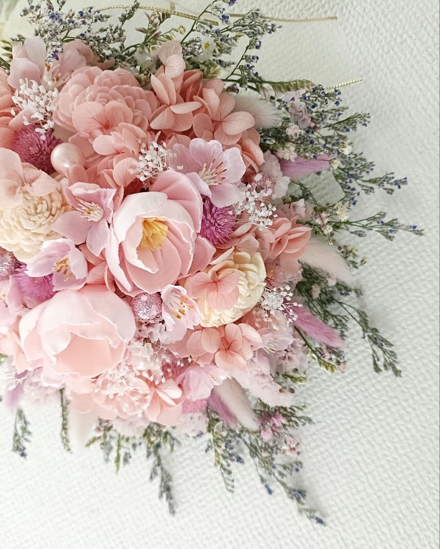 ♡りんページ♡ドライフラワーラナンキュラススワッグ&桜スワッグ♡