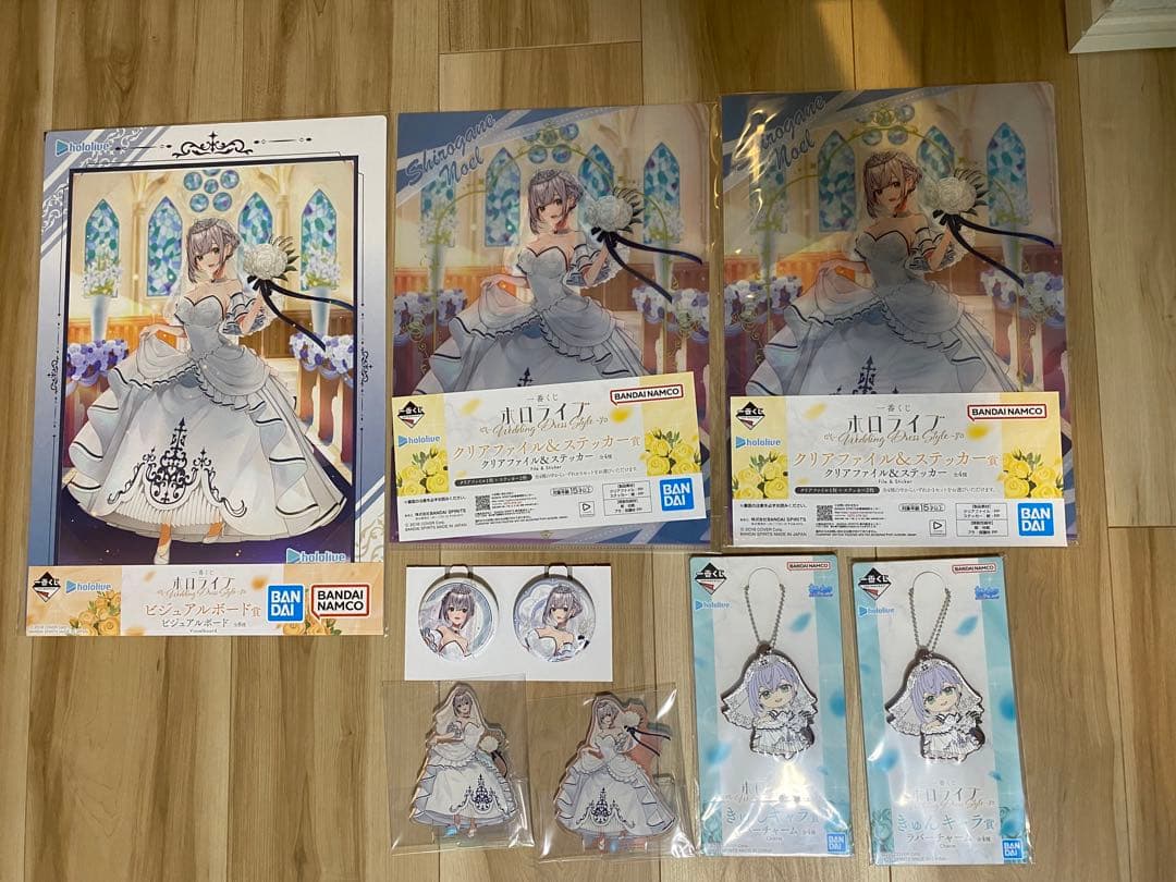 一番くじ　ホロライブ　Wedding Dress Style白銀ノエル8点セット