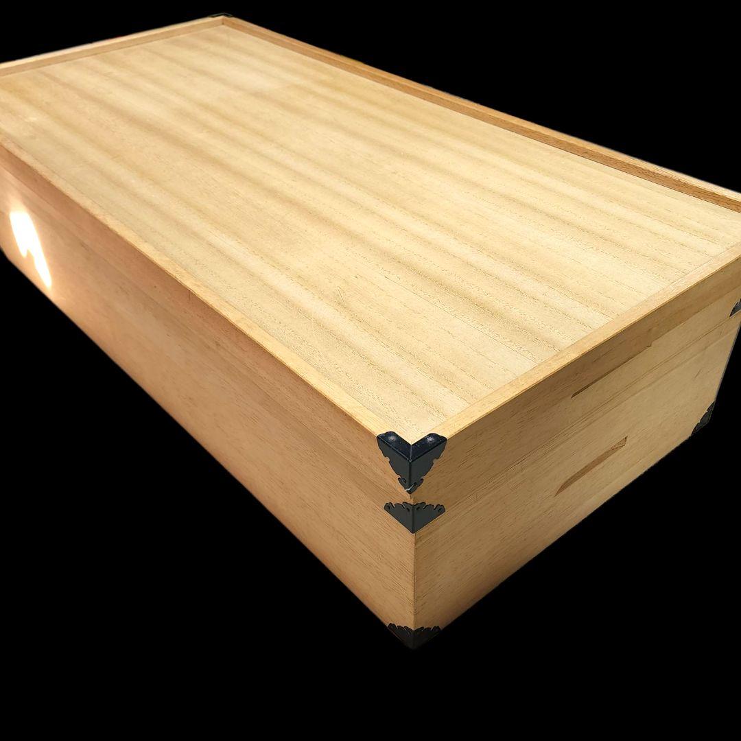 木製大容量収納ボックス　きもの　帯　桐タンス　２段　和服　和装