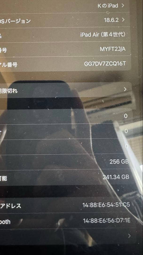 ipad air 第四世代Wi-Fi 256GB