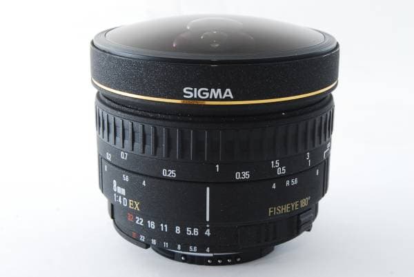 【魚眼レンズ/ニコン用】 SIGMA 8mm F4 EX