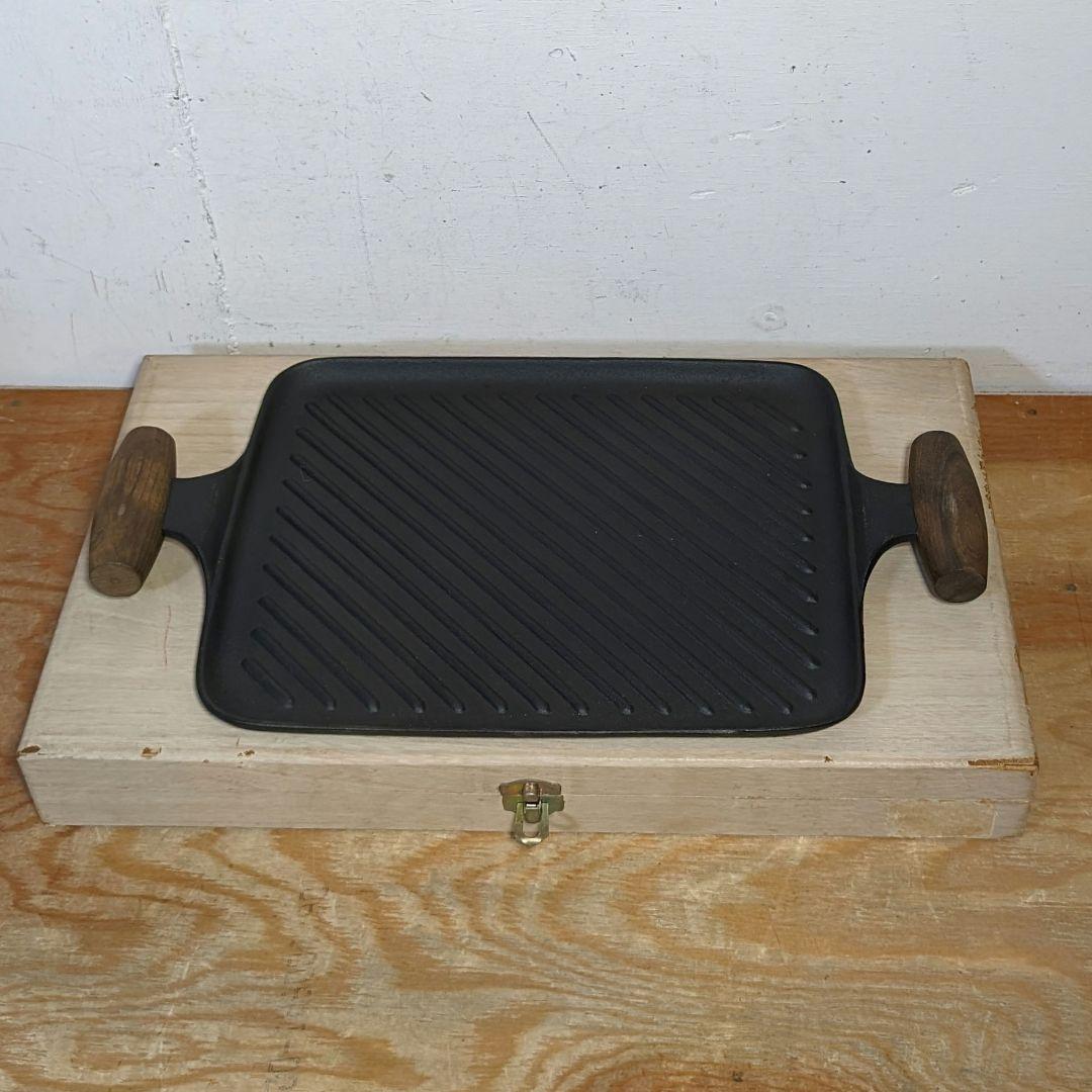 新品未使用 長期保管品 南部盛栄堂 南部鉄器 グリルバン