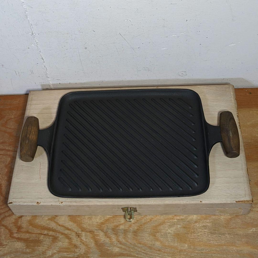 新品未使用 長期保管品 南部盛栄堂 南部鉄器 グリルバン