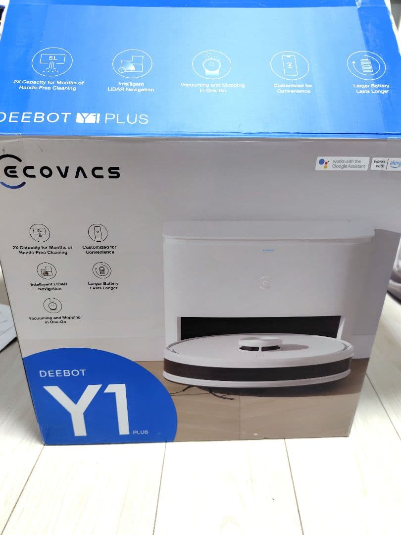 【エコバックス10枚付】ECOVACS DEEBOT Y1 PLUS