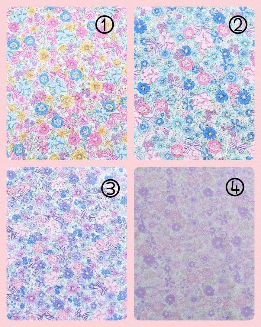 ハンドメイドオーダーページ女の子③ 入園入学準備レッスンバッグ