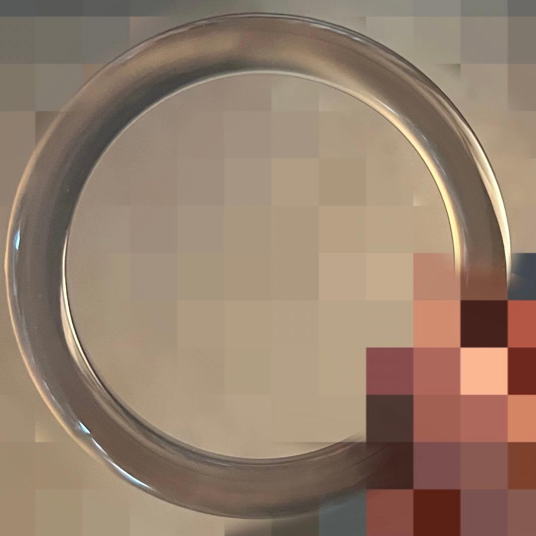 天然瑪瑙　メノウ　瑪瑙バングル　灰色瑪瑙　高品質　氷種玉髄　天然石　透明感