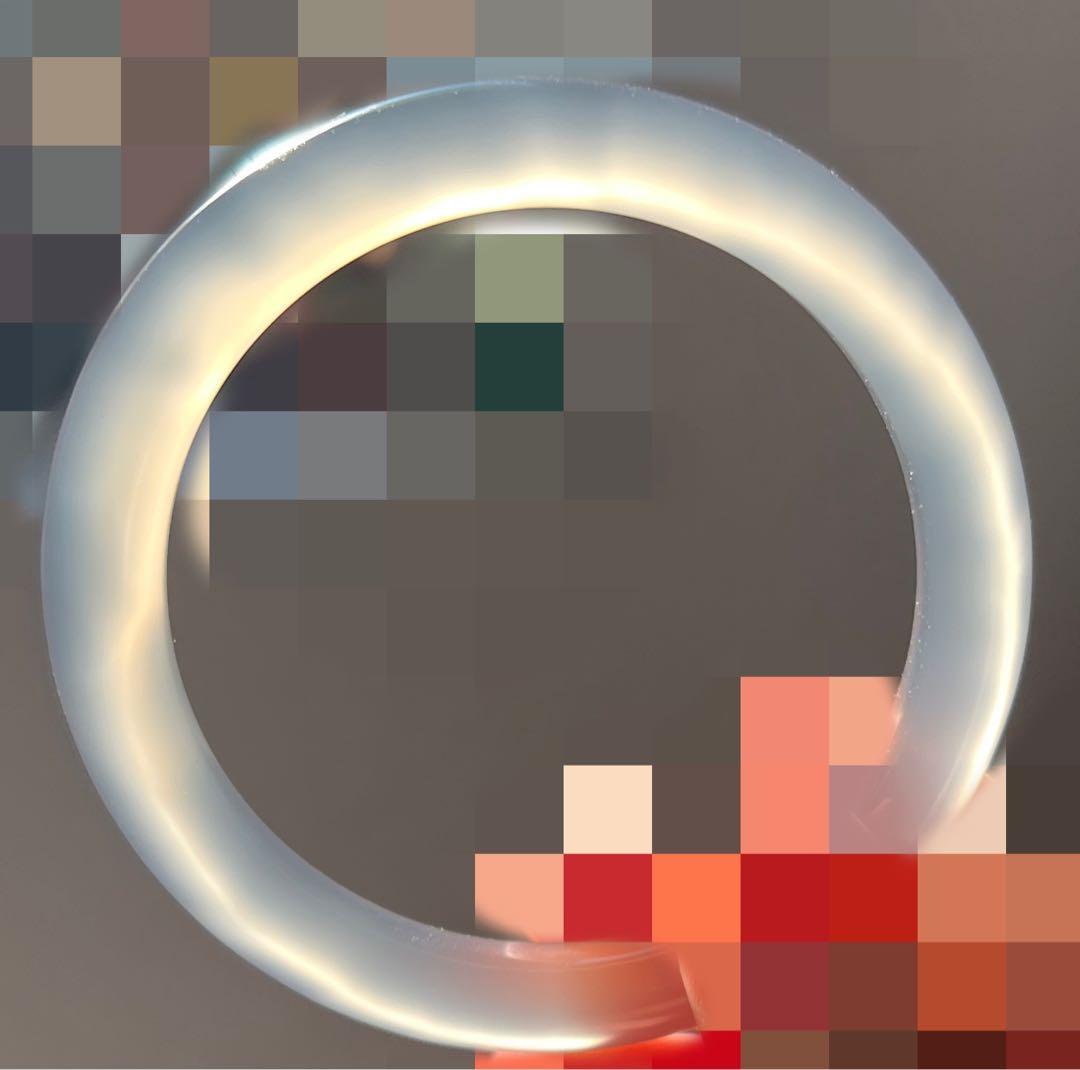 天然瑪瑙　メノウ　瑪瑙バングル　灰色瑪瑙　高品質　氷種玉髄　天然石　透明感