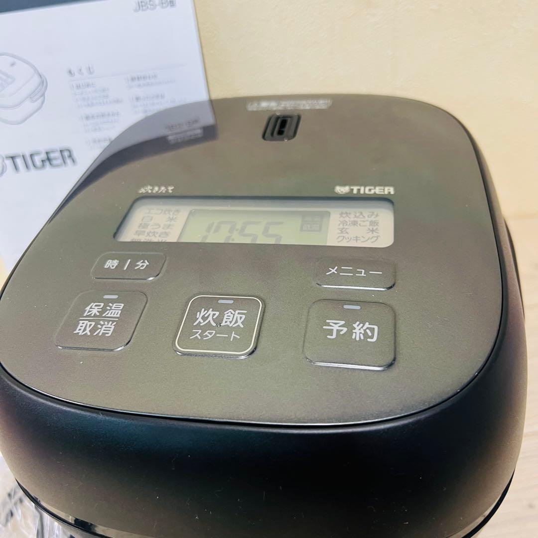 炊飯器 3合 TIGER タイガー JBS-B055KL メタルブラック