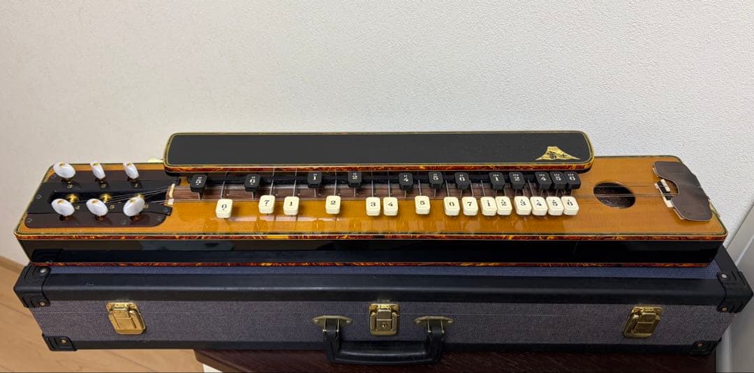 フジゲン　FUJIGEN　岡田香真流　大正琴　富士　ハードケース付属　※ジャンク