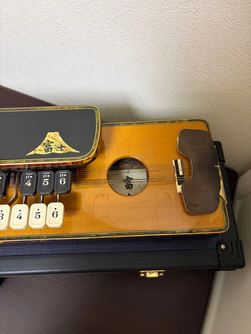 フジゲン　FUJIGEN　岡田香真流　大正琴　富士　ハードケース付属　※ジャンク