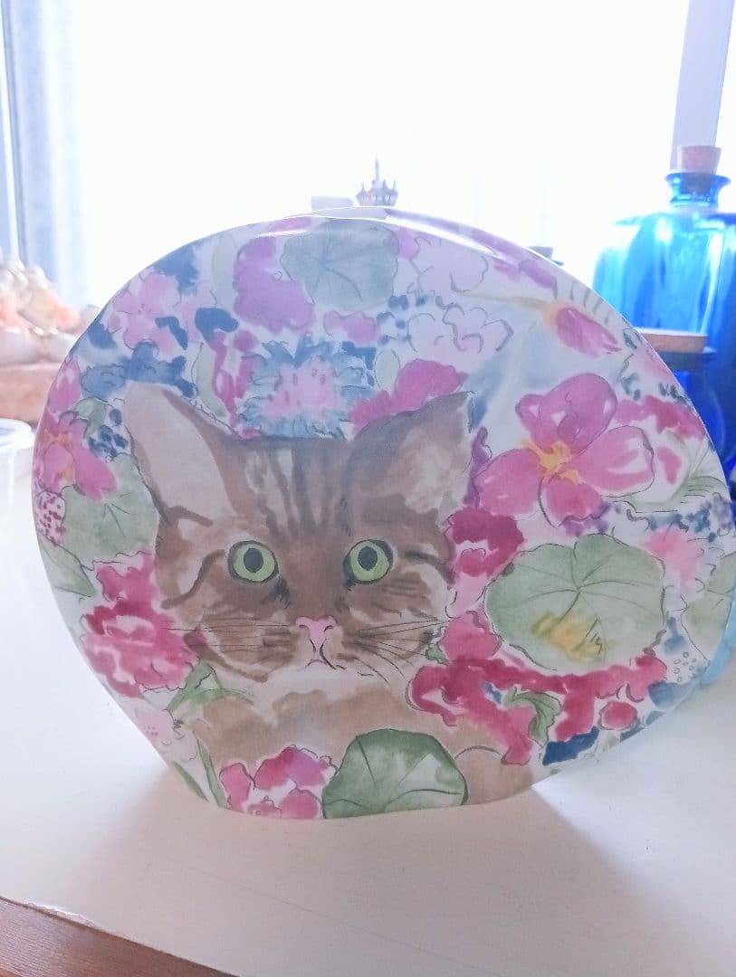 猫と花 フラワーベース Minou-ettes by C. Pradalie