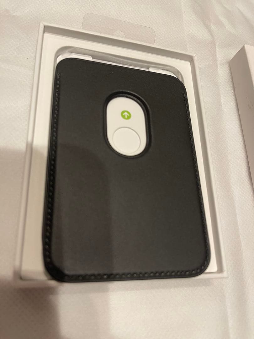 【新品】Apple純正 iPhone レザーウォレット ミッドナイト ブラック