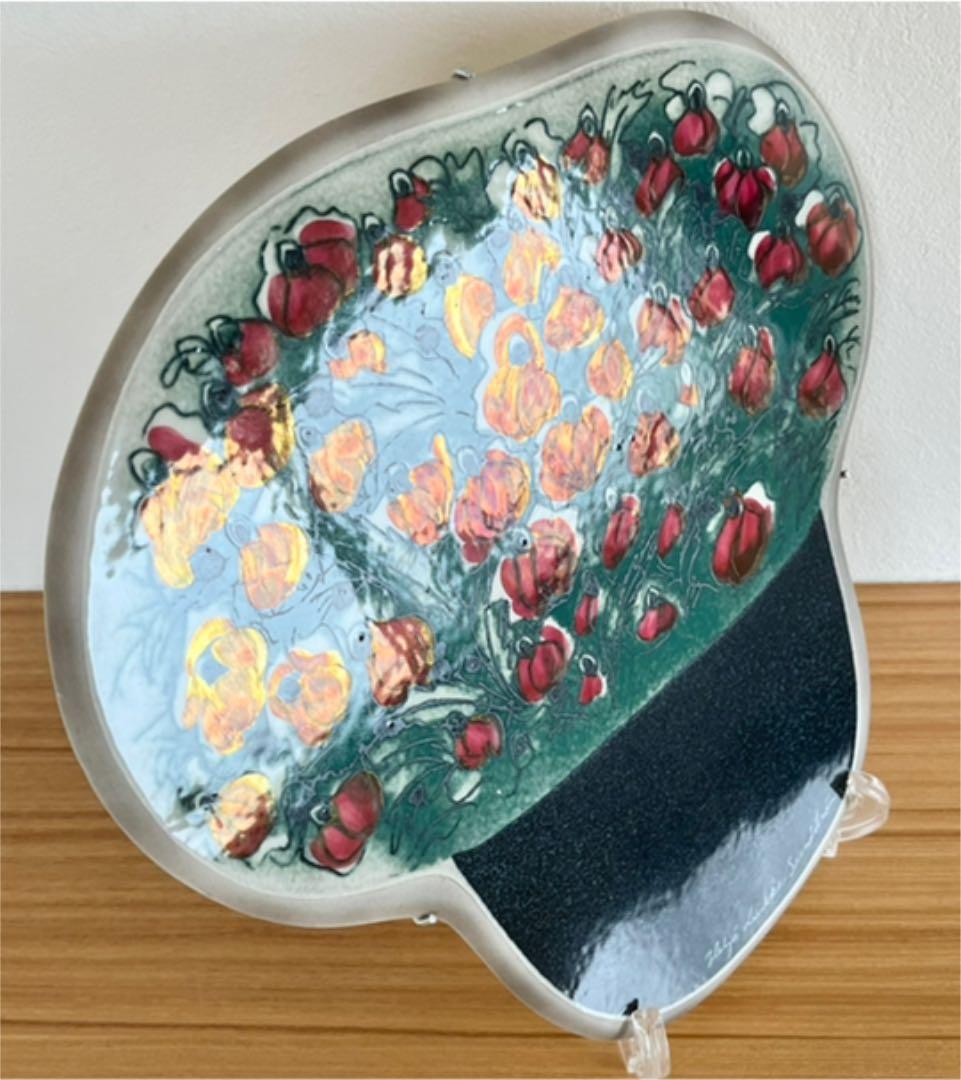 ARABIA ヘルヤ \"Ruusut\" 陶板画