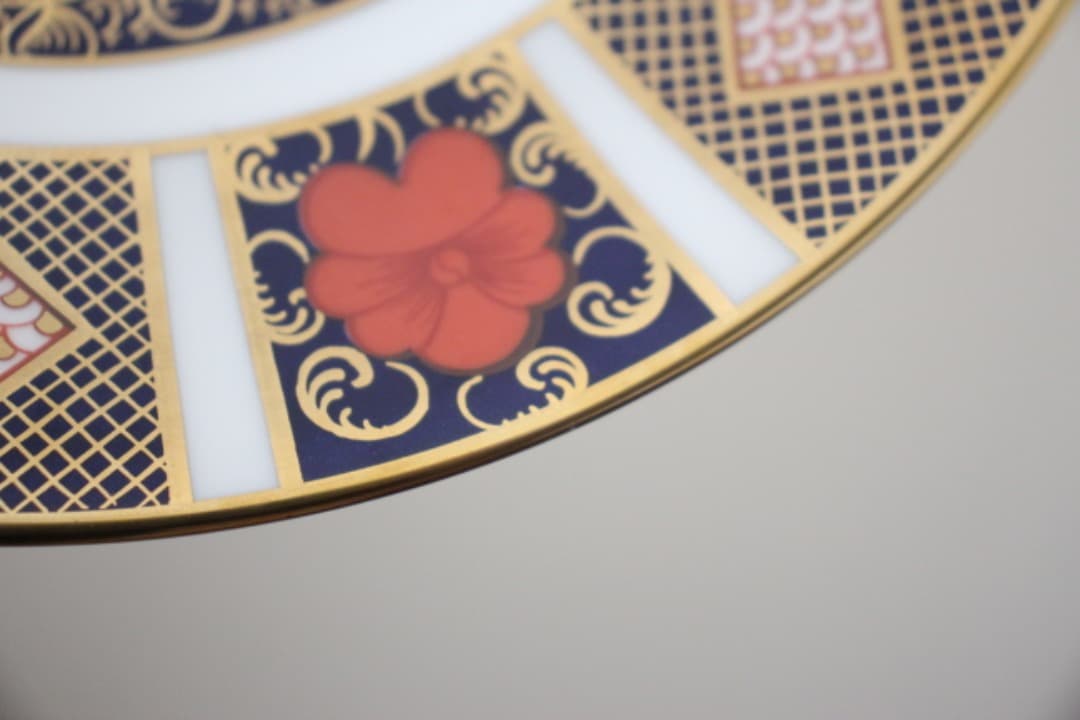 ロイヤルクラウンダービー　オールドイマリ　１１２８　２２cmプレート