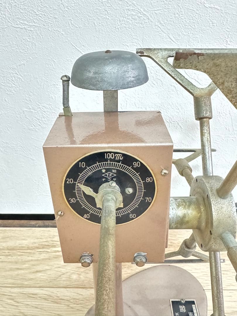 レア　古橋製作所　番手測定器　糸巻取り機　金属製
