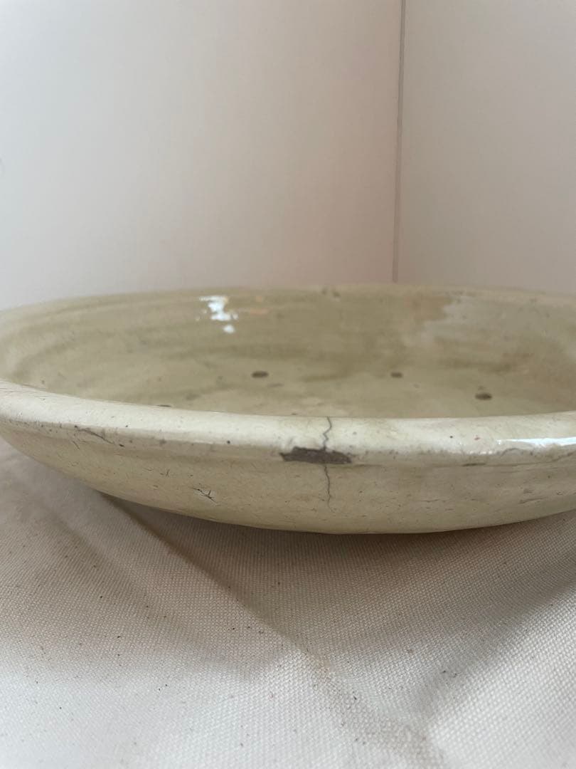 古道具　石皿　瀬戸焼