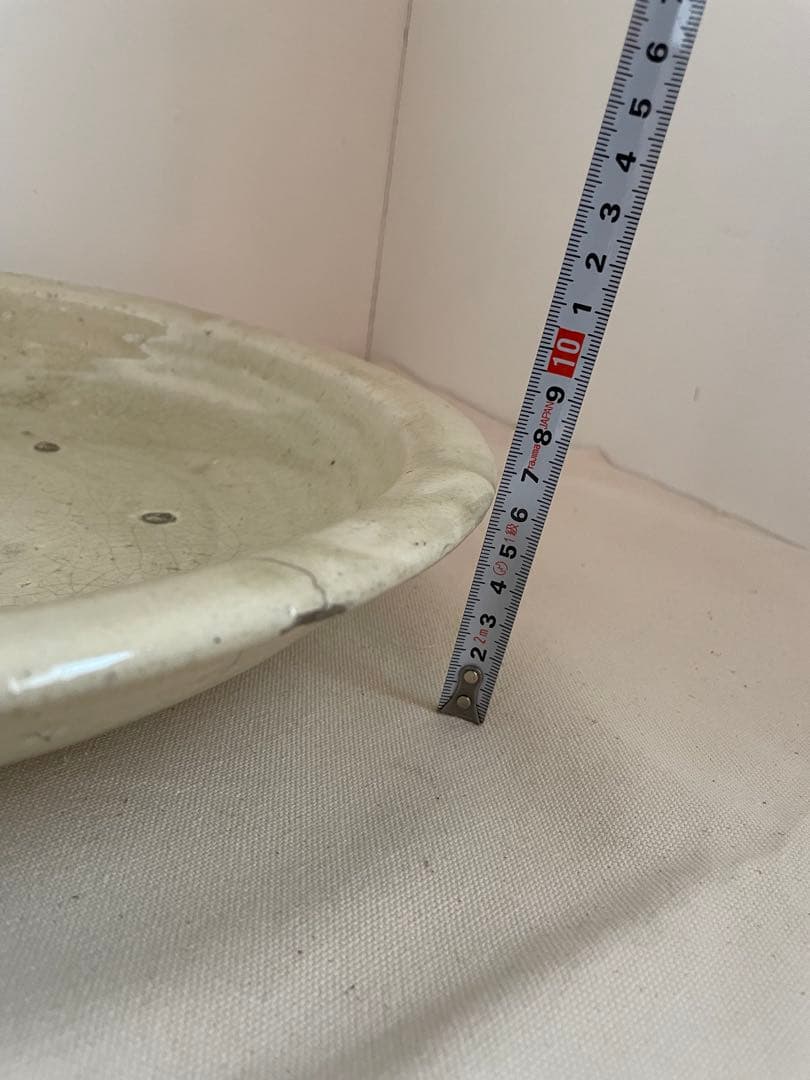 古道具　石皿　瀬戸焼