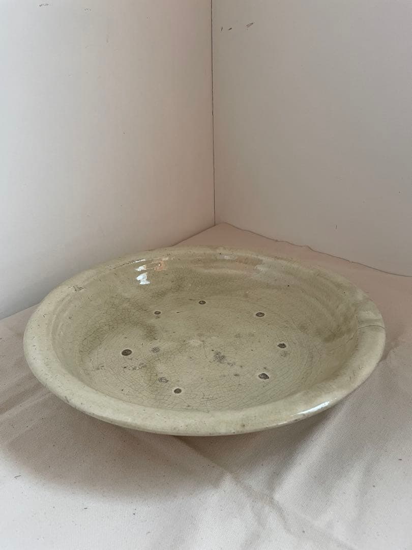 古道具　石皿　瀬戸焼