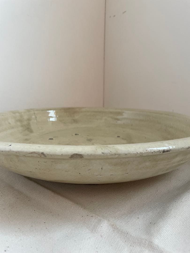 古道具　石皿　瀬戸焼