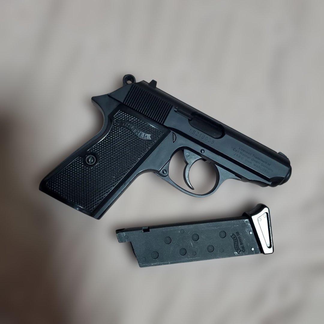 送料込 !! マルゼン PPK/S BK ガスブローバック