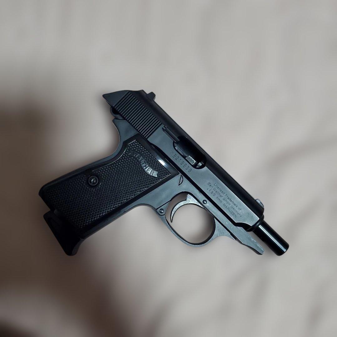 送料込 !! マルゼン PPK/S BK ガスブローバック