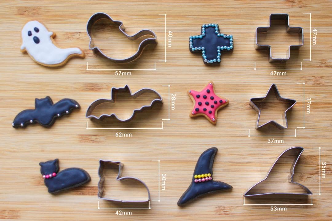 ハロウィン クッキー抜型　まとめ売り　50個