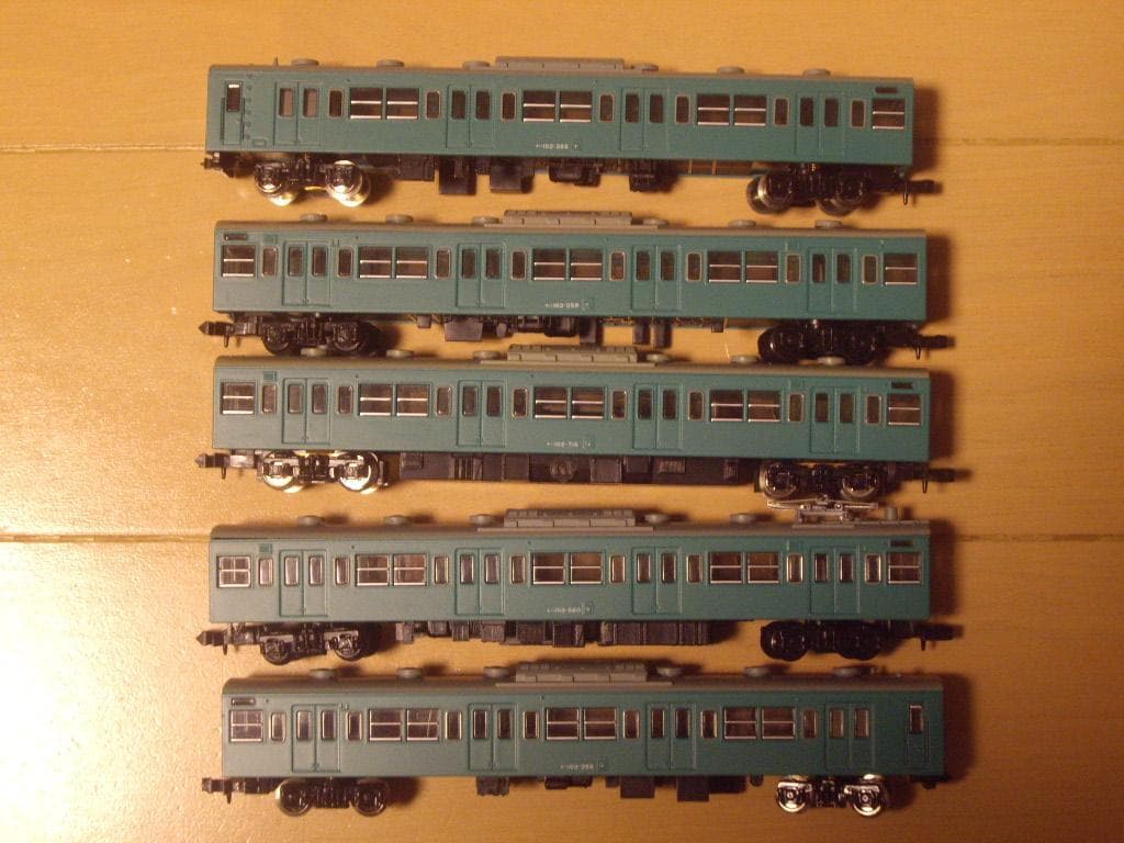 kato 103系 常磐線色 5両セット 動力車動作・ライト点灯確認済み