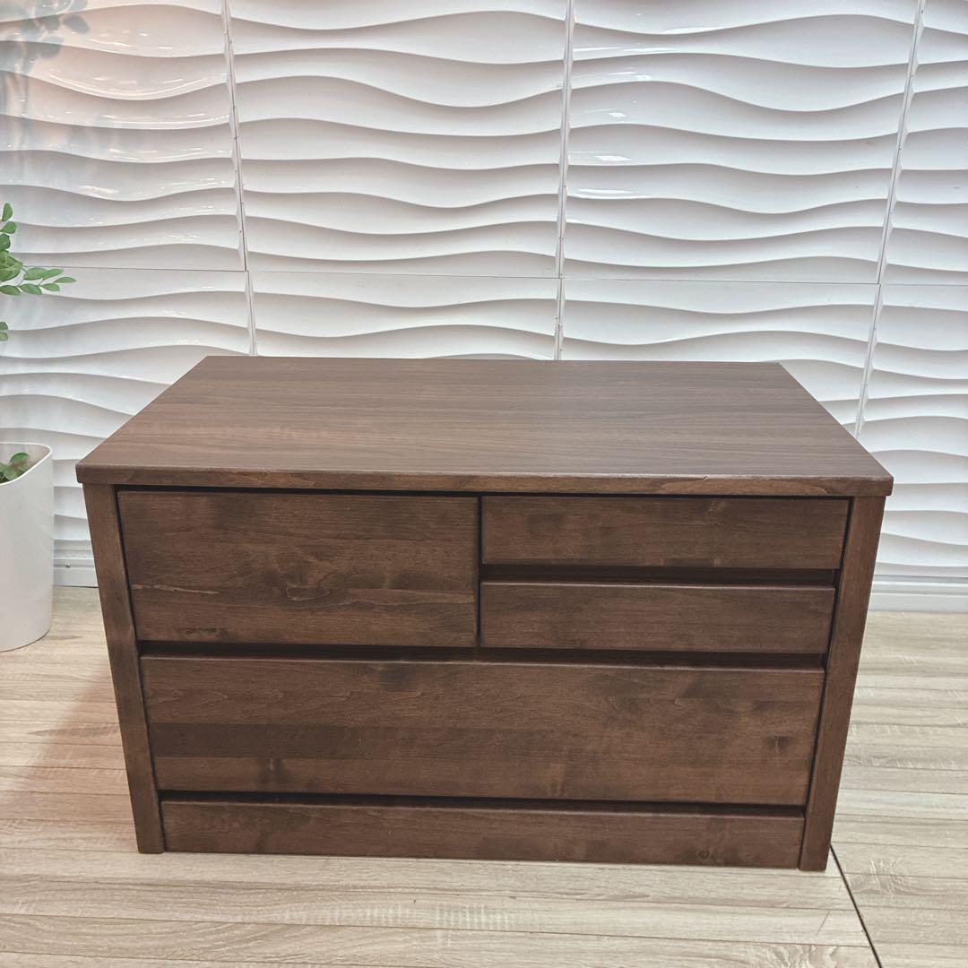 ◇大阪府 神戸市 配達料無料！◇SANKOU◇ローチェスト◇ティアラ◇大川家具◇