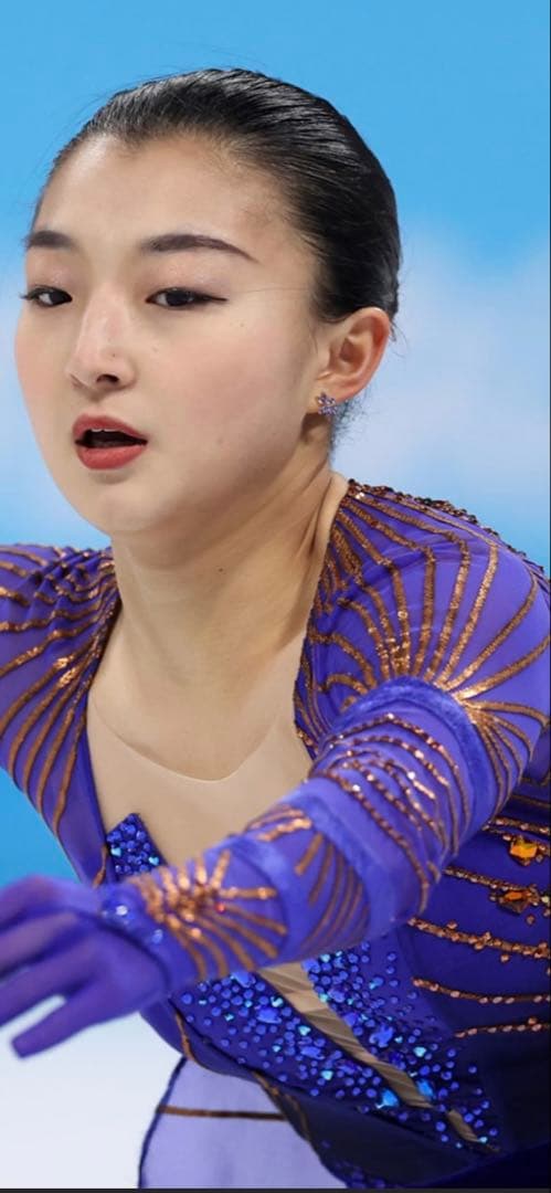 ミラノ・コルティナ五輪　銀メダル　坂本花織 直筆サイン入り　シルクスクリーン