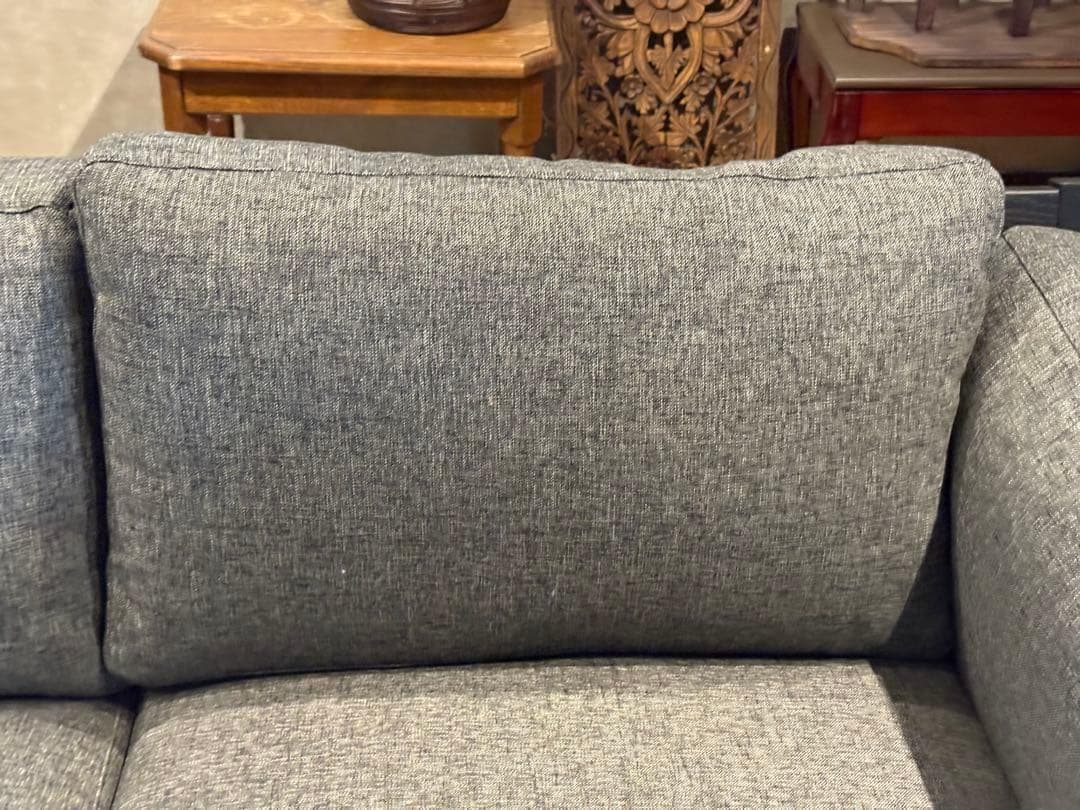 FUJIEI 富士栄　モダン　2Pソファ　アームソファ　リビング　ブラック　HZ