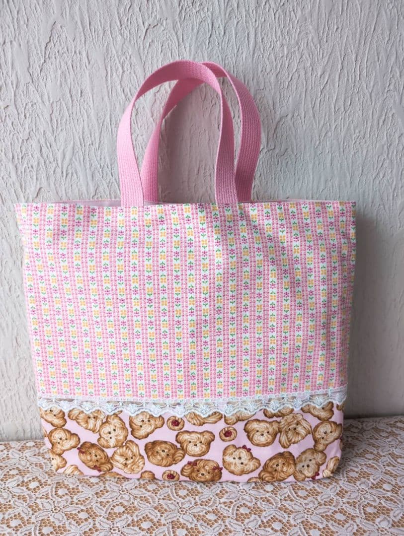 入学入園7点セット、レッスンバック☆上履き袋☆体操着袋☆ピンク、女の子