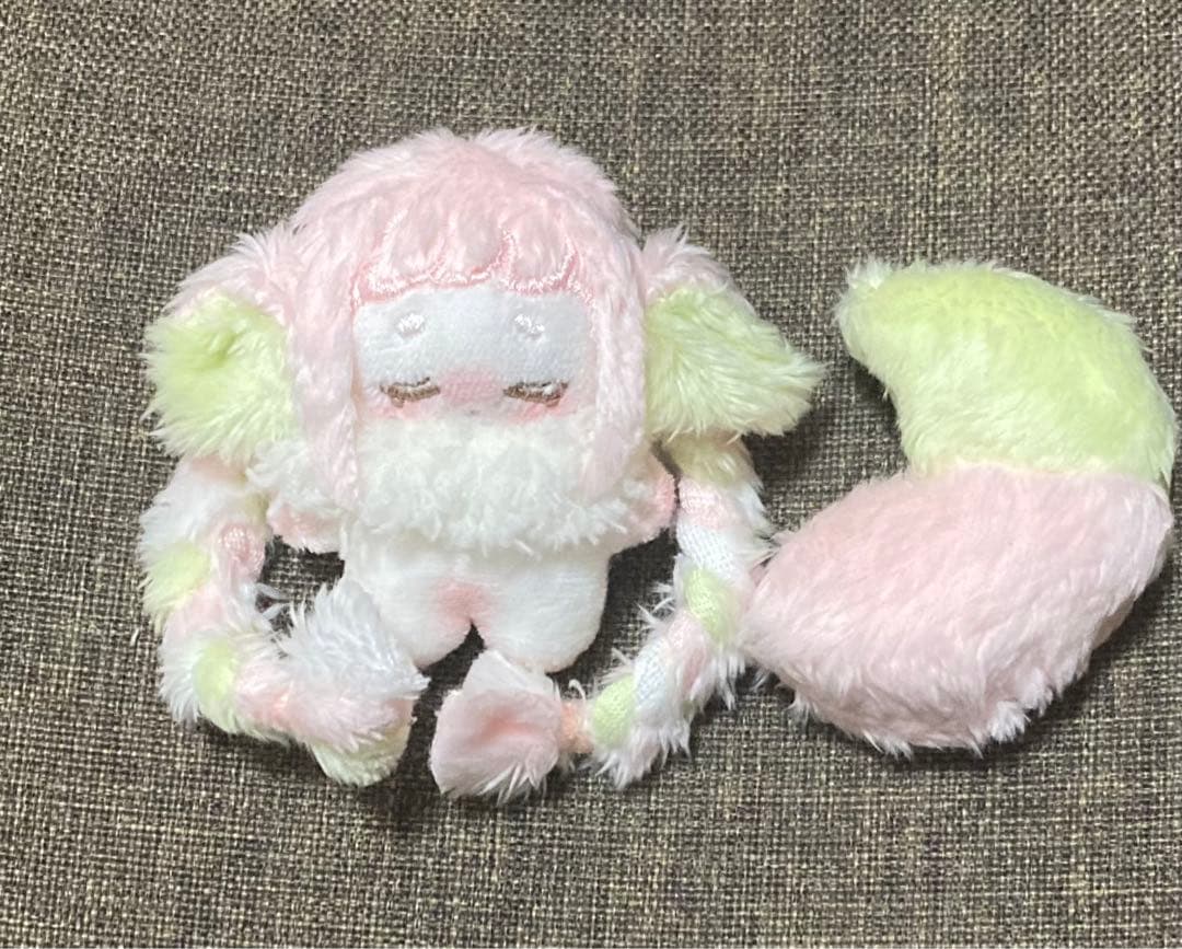 自作ぬいぐるみ・パステルカラーの女の子