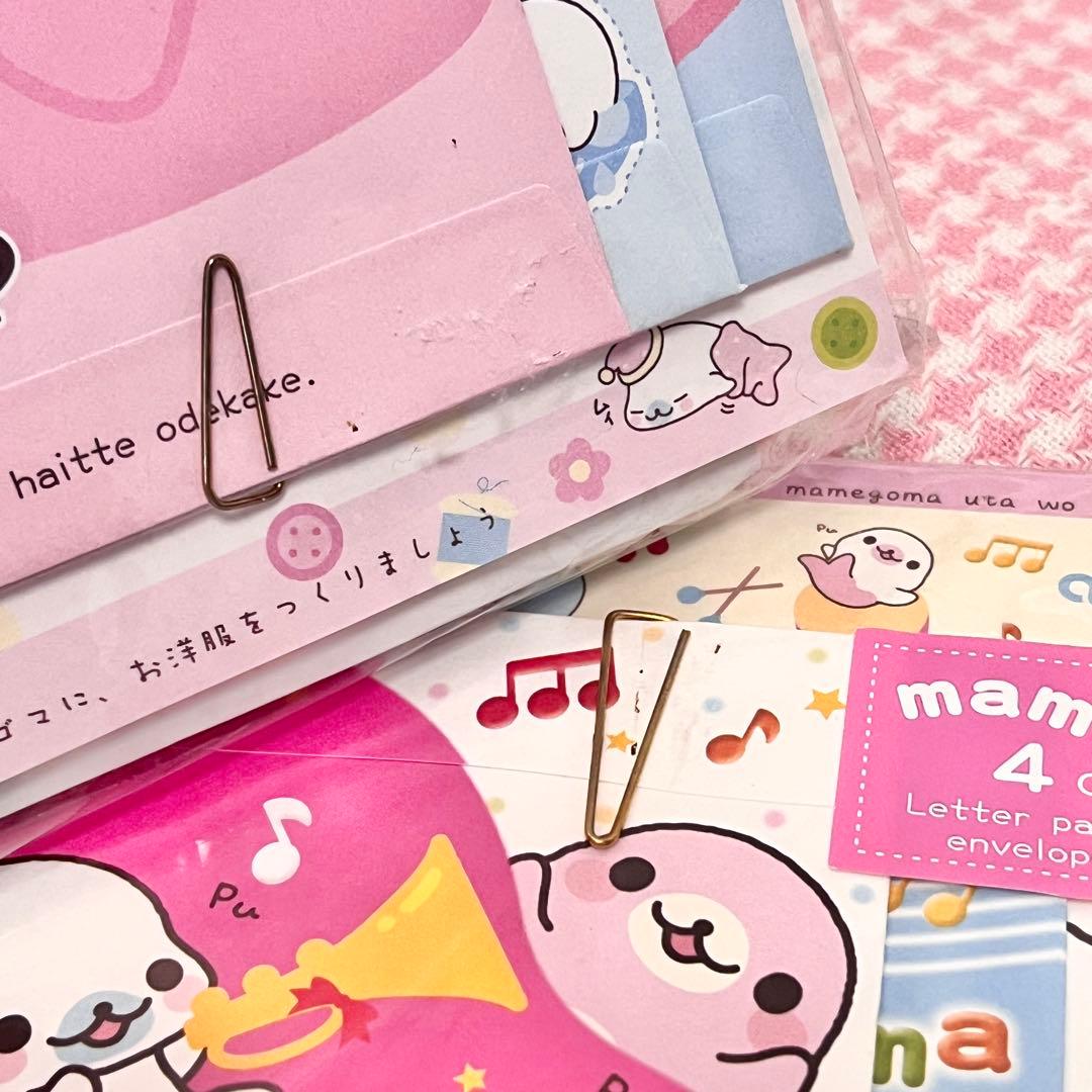 サンエックス まめゴマ ベビーまめゴマ ビーズストラップ レターセット etc