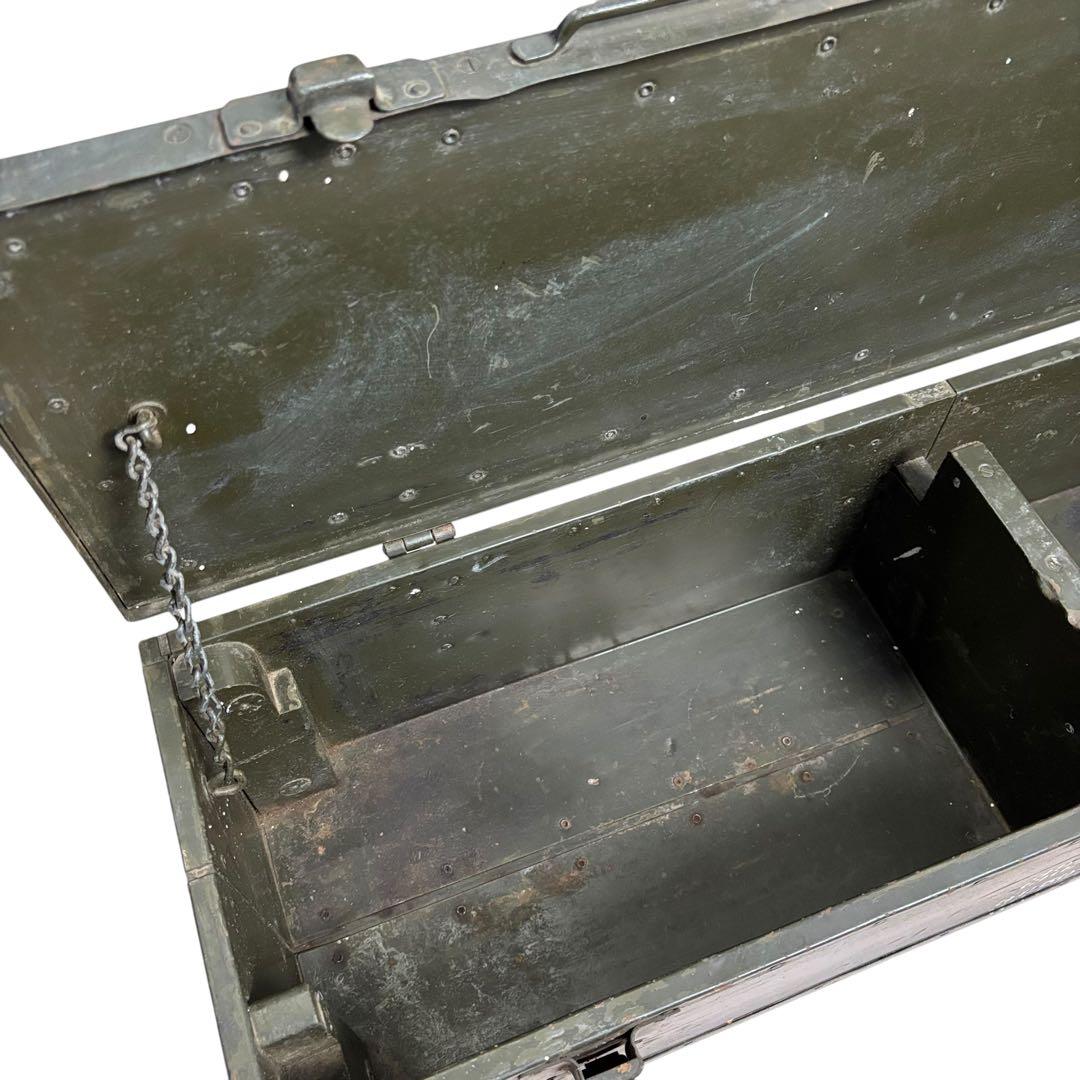 希少 60s 米軍 ミリタリー ウッドボックス ツールボックス アンモボックス