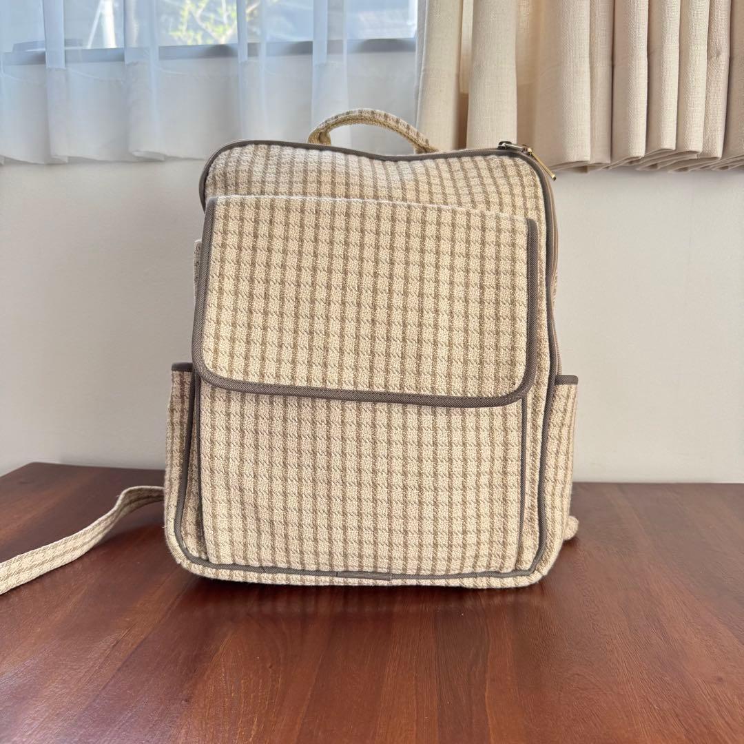 ヘンプリュック　hempTHAIバックパック　ベージュ