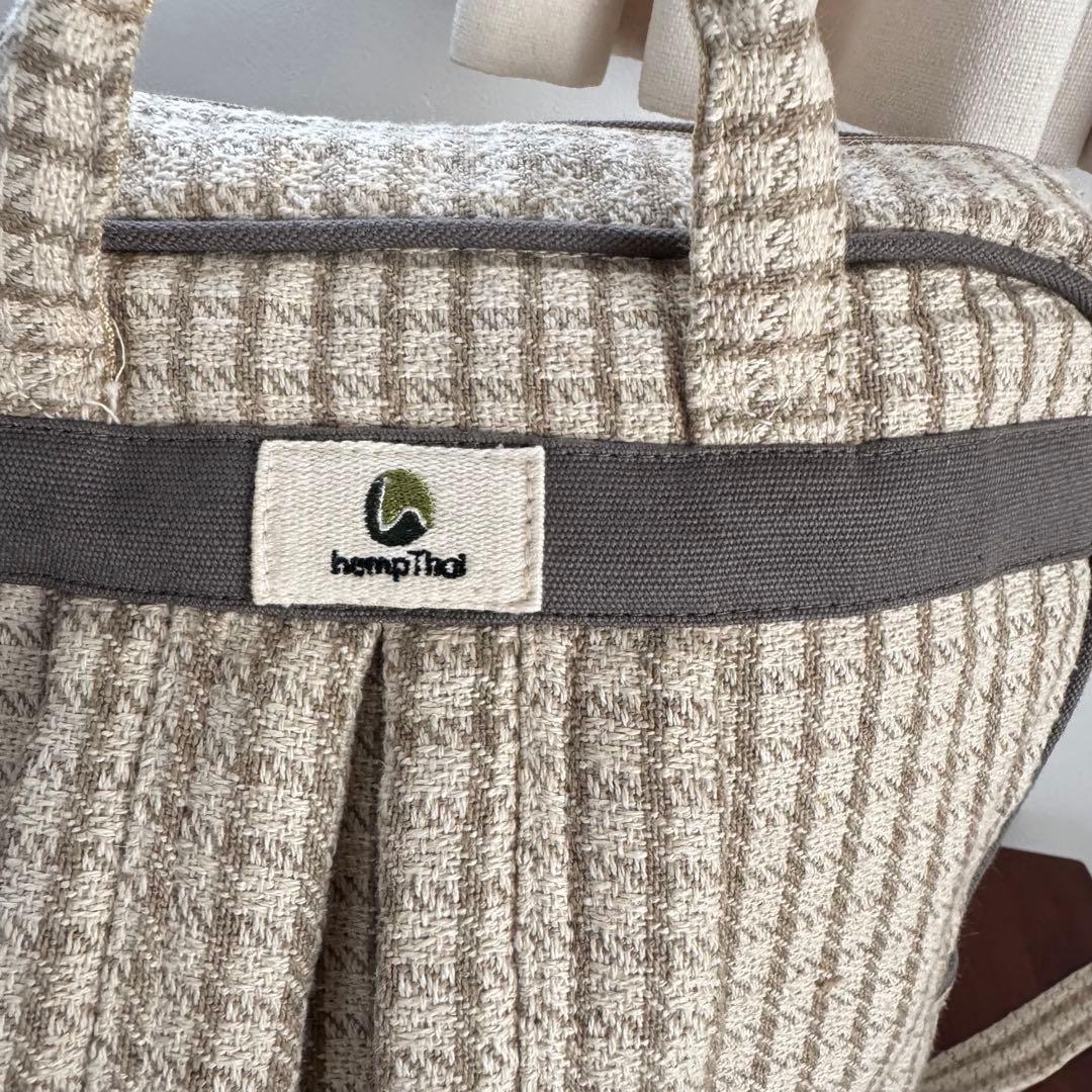 ヘンプリュック　hempTHAIバックパック　ベージュ