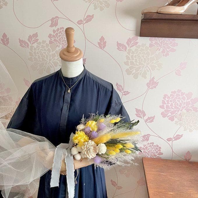 煌めく木洩れ日のレモンイエロースワッグ L　再販