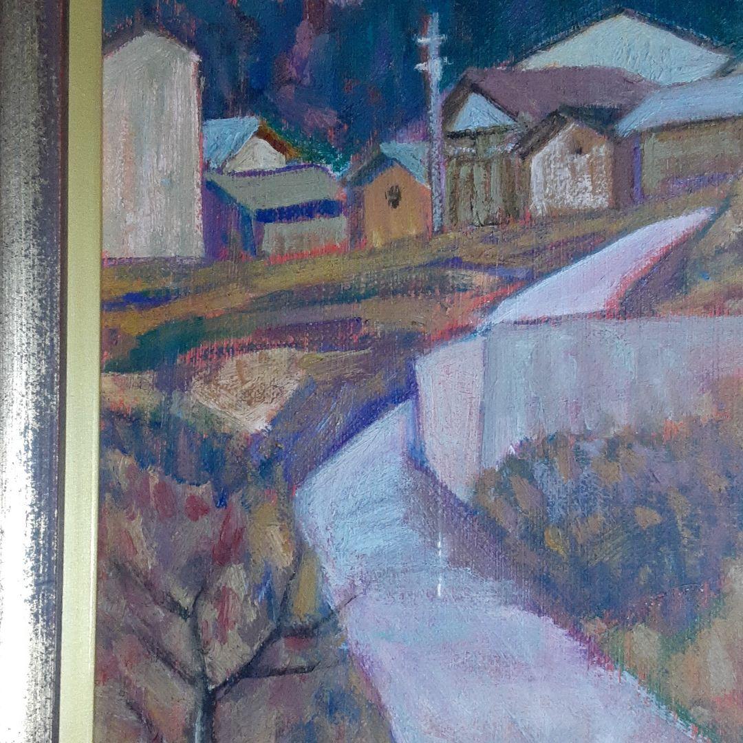 油絵　風景画　高級額 S