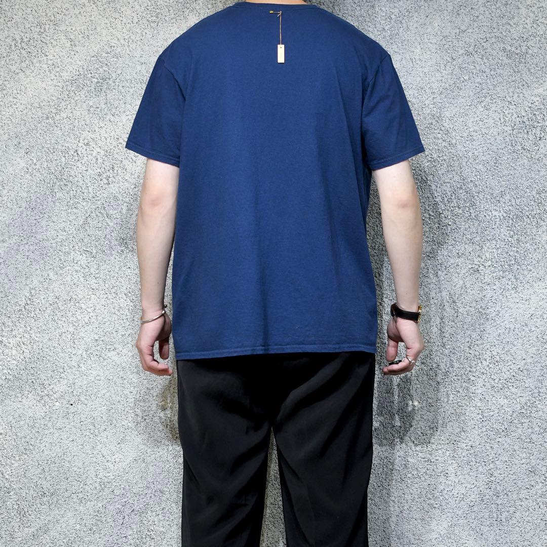 古着 Pixar プリントTシャツ Tシャツ ネイビー 半袖Tシャツ