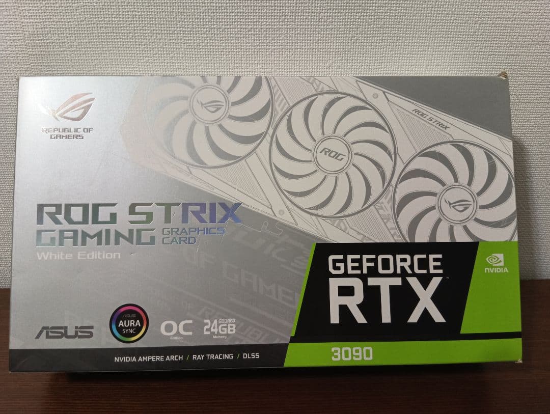 グラフィックボード・グラボ・ビデオカード ASUS ROG STRIX RTX 3090 WhiteEdition