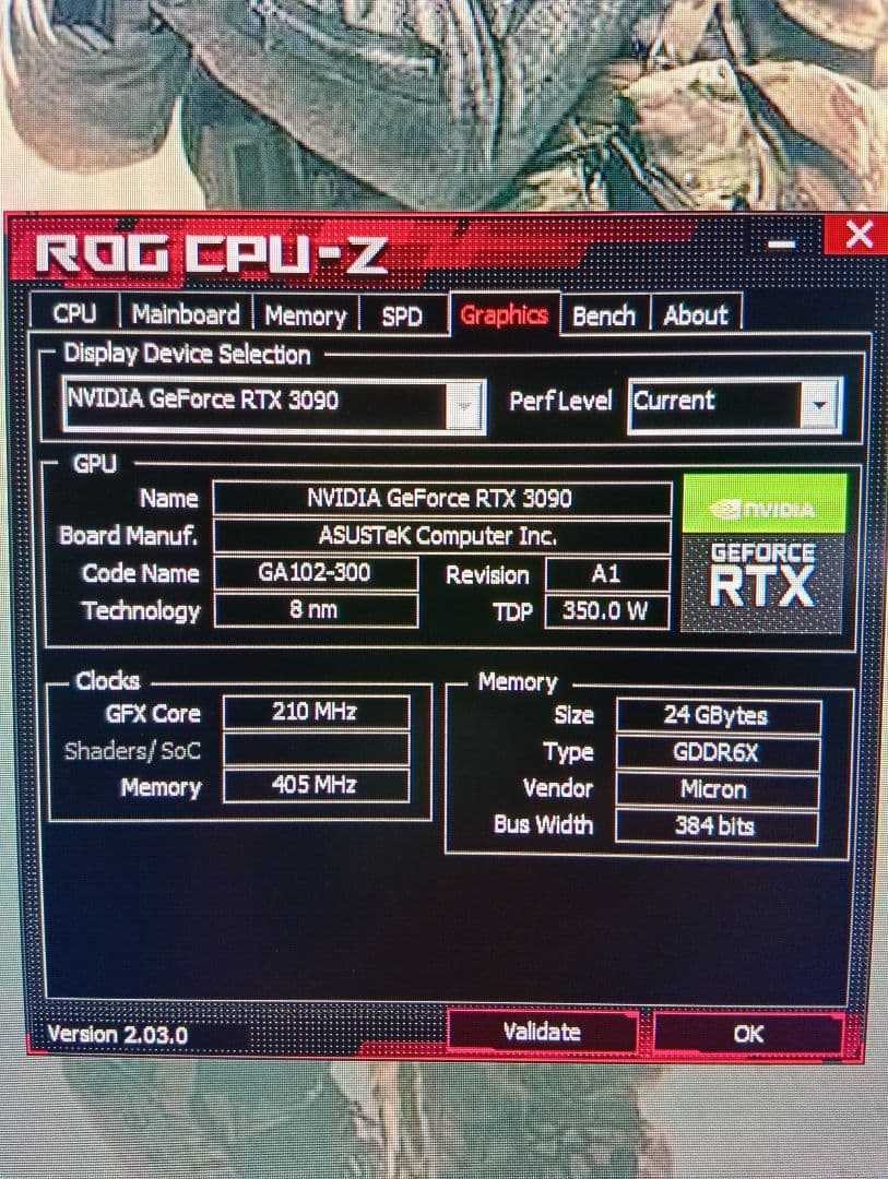 グラフィックボード・グラボ・ビデオカード ASUS ROG STRIX RTX 3090 WhiteEdition