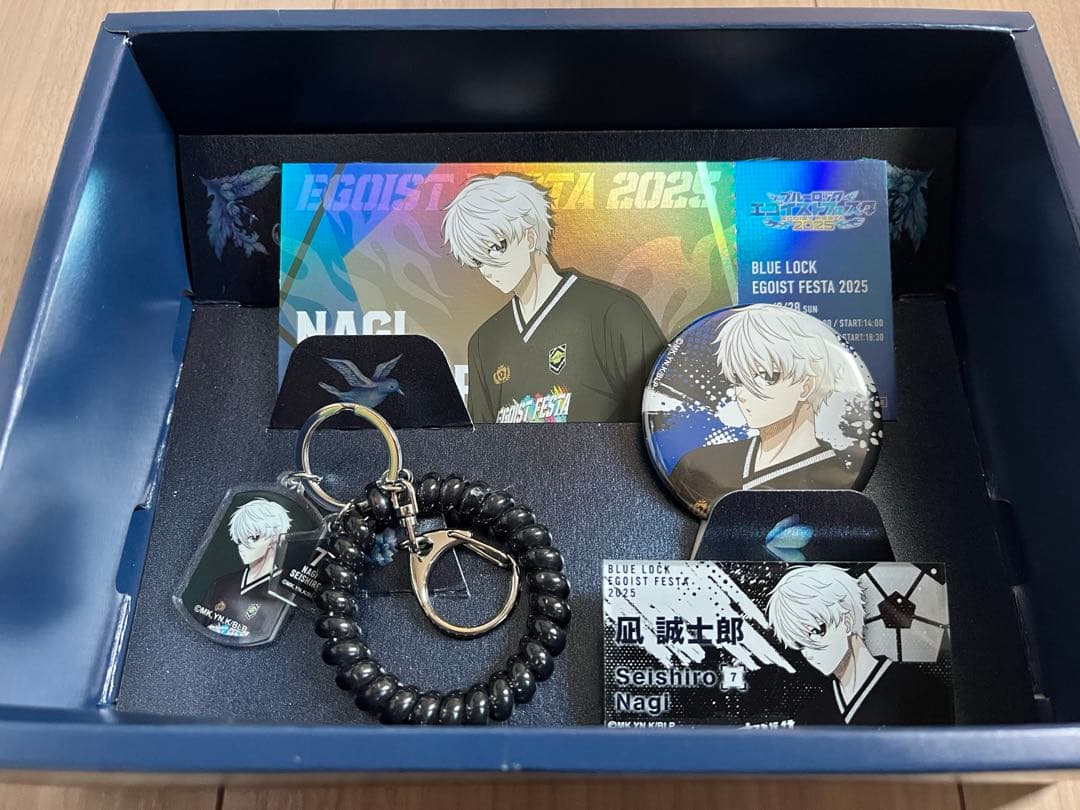 ブルーロック エゴフェス 2025 カード チャーム バッジ 凪 誠士郎 セット
