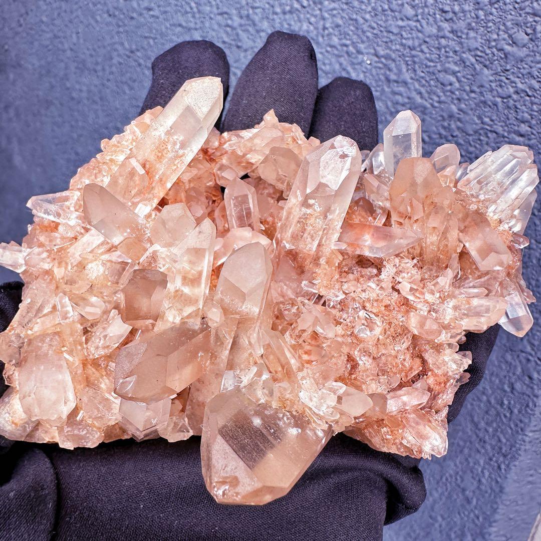 爆レア❗️浄化❗️超綺麗♡超強いパワー ピンク ヒマラヤ クラスター天然石A1611