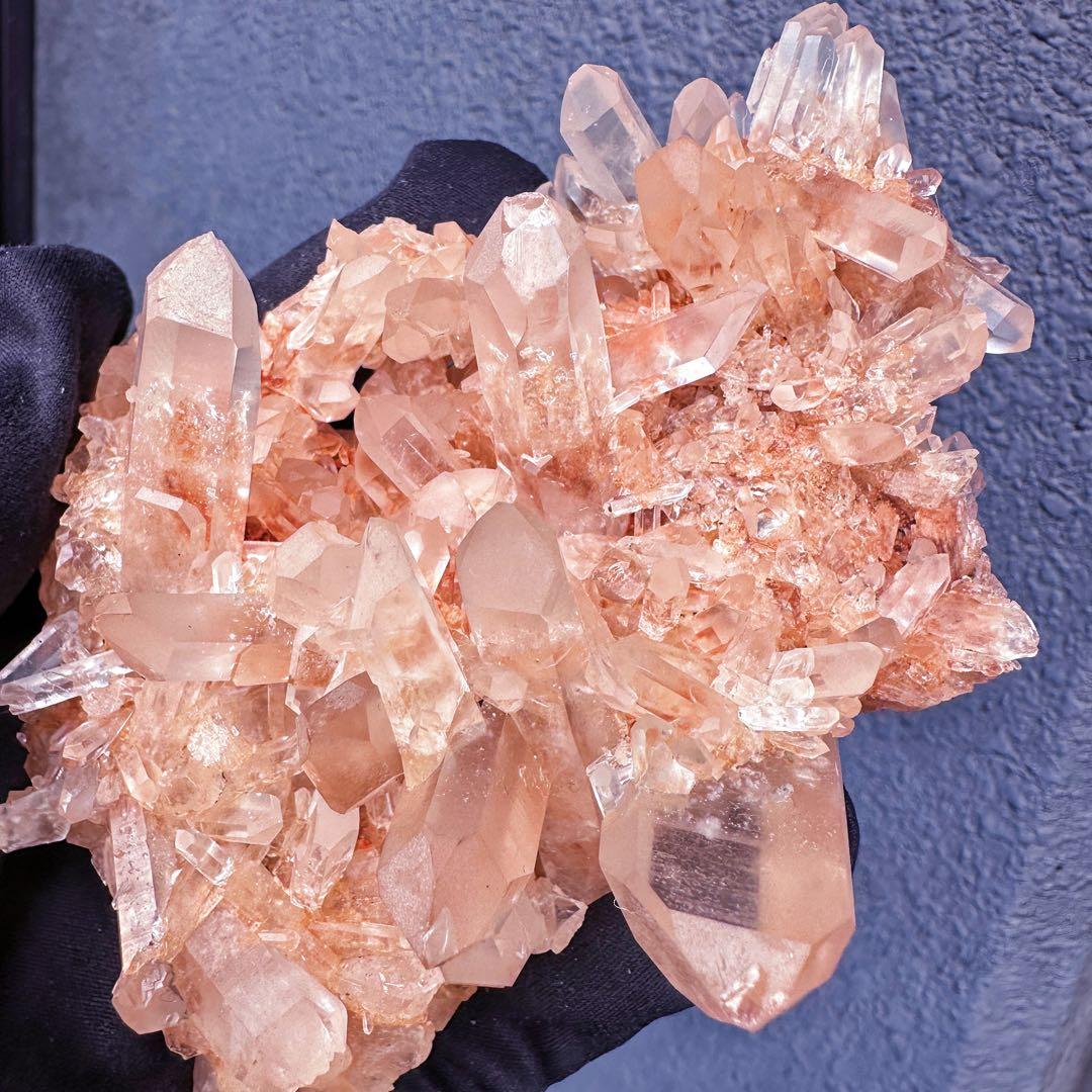 爆レア❗️浄化❗️超綺麗♡超強いパワー ピンク ヒマラヤ クラスター天然石A1611