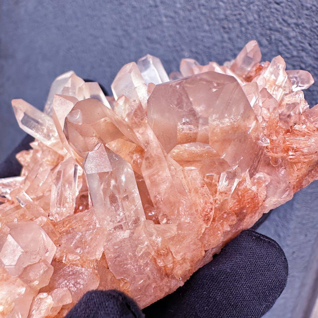 爆レア❗️浄化❗️超綺麗♡超強いパワー ピンク ヒマラヤ クラスター天然石A1611